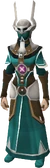 Ancient ceremonial robes equipped