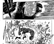 Mansam destroying GT Robo with Wanted Punch