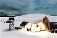 Barrels exploding