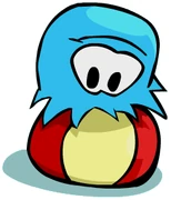 Puffle with big ball