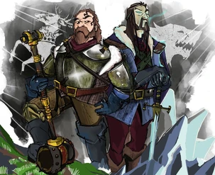 Robert baratheon and eddard stark by murushierago101
