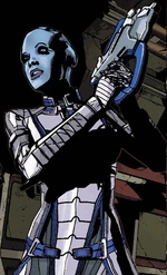 Liara looking for prothean artifact
