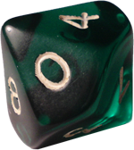 Green-d10-dice