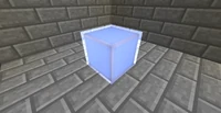 Light Blue Lamp Lit