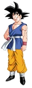 Goku gt lineart color by jp7 by jeanpaul007-d38b9pb