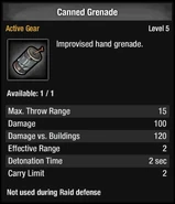 Canned Grenade