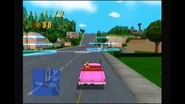 HomerPinkSedanStartsHisTaxiRunEasyMode