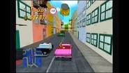 HomerPinkSedanDrivesMolemanHome