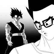 Vegetto and Gohan