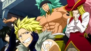 Team Sabertooth laughing