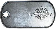 Air Superiority Winner Ribbon Dog Tag