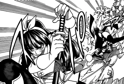 Kagura Counterattacking Erza