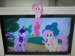 Pinkie popping out from your monitor