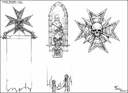 Iconos templarios negros