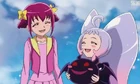 Nico, Miyuki and the Magic King smiling