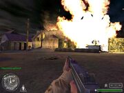 Call of Duty-German Flak Panzer destroyed