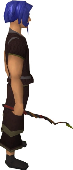Beginner wand equipped