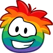 Emoticons Rainbow Puffle