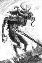 Bloodletter b&w sketch