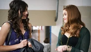 Allison and Lydia talking