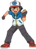 Ash Ketchum BW