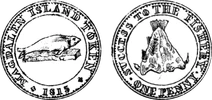 Magdalen token illustration