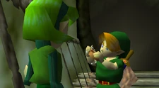 Link Saria Ocarina Hadas OoT