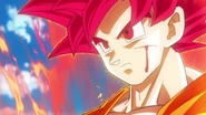Goku SSJD herido