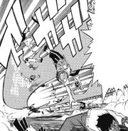 Natsu defeats Harpuia