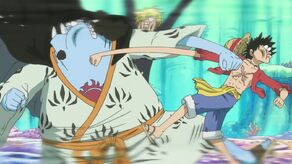 Luffy Vs Jinbei