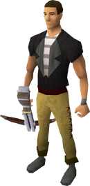 Chaotic crossbow equipped