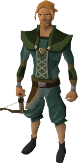 Black crossbow equipped
