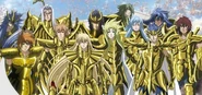 Gold saint los canvas