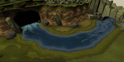 River Dougne waterfall