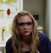 Beth in Biology class