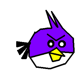 angry birds 2 purple bird