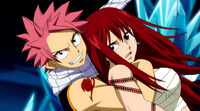 Natsu salva Erza