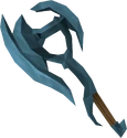 Rune battleaxe detail