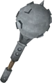 Steel mace detail