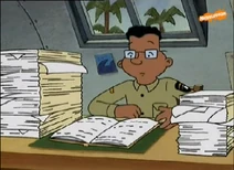 (1972) Martin Organizing Paperwork in Vietnam