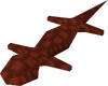 Red salamander detail