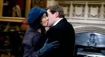 Downton Abbey Lady Sybil and Tom Branson Kiss (They Are Reunited)