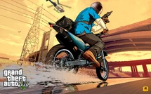 GTA V Franklin Bike Chase Artwork