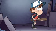 S1 E4 Dipper with a bat