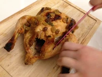 Chicken carving