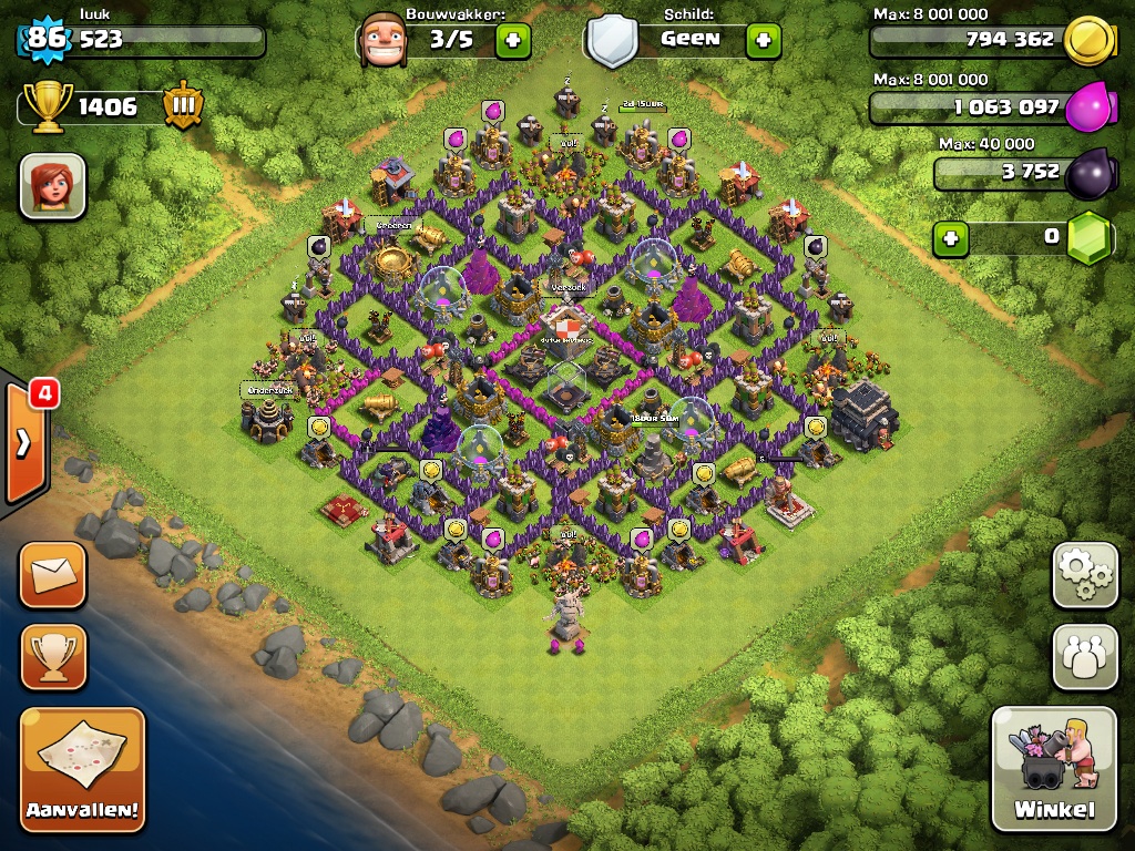 Clash of Clans Defense Setup