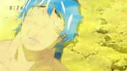 Toriko unconscious from the smell