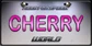 WorldLicensePlateCHERRY