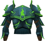 Guthix platebody detail