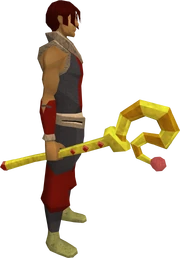 Pharaoh's sceptre equipped